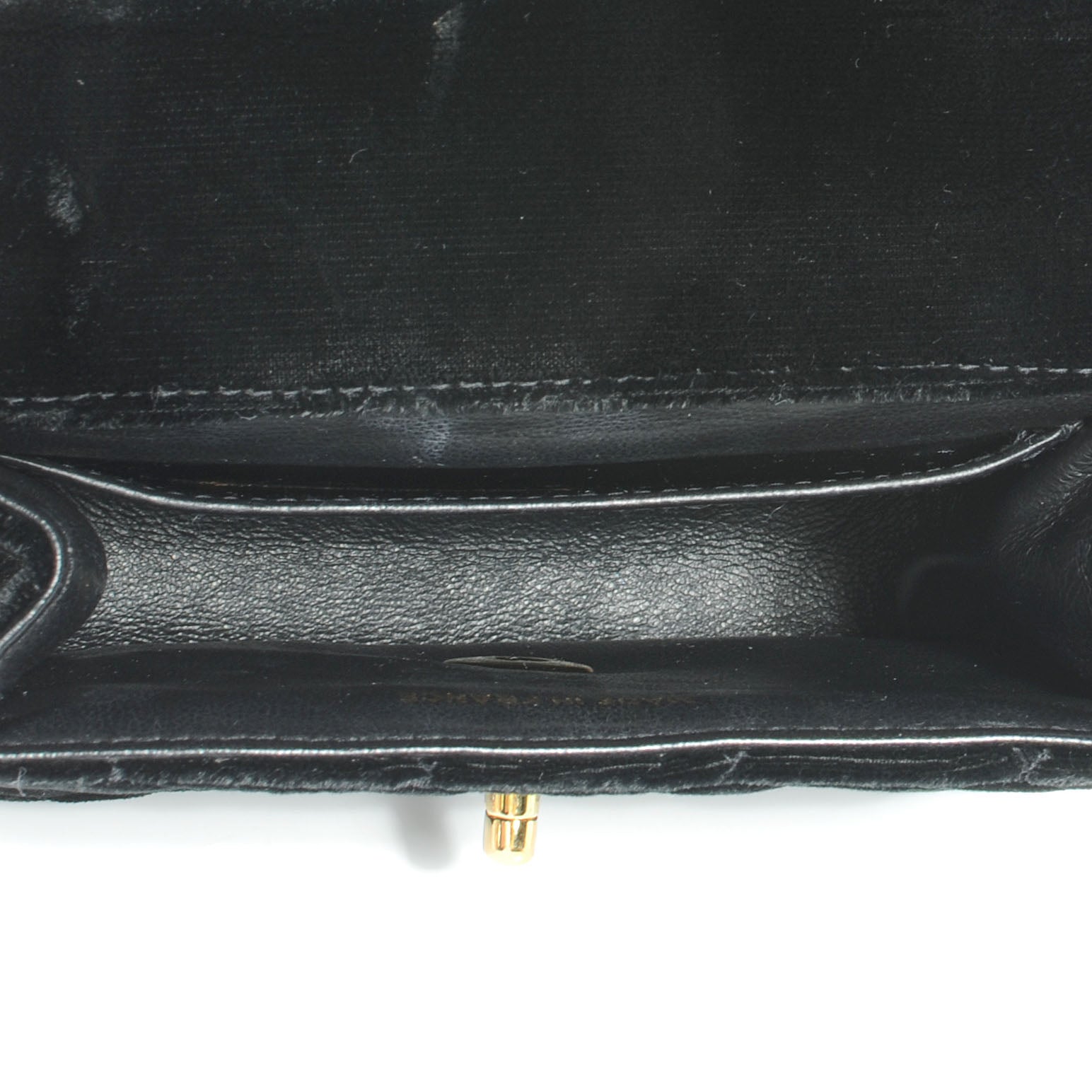 Chanel Velvet Mini Kelly Flap Black 5 of 8