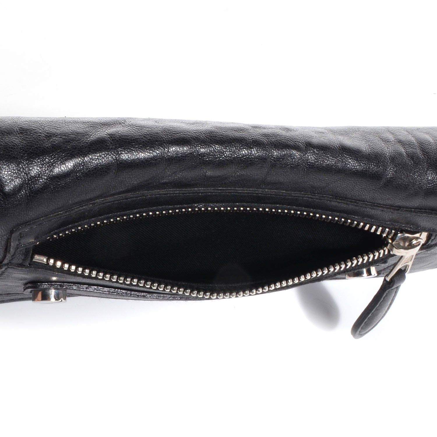 Balenciaga Chevre Money Wallet Black 9 of 9