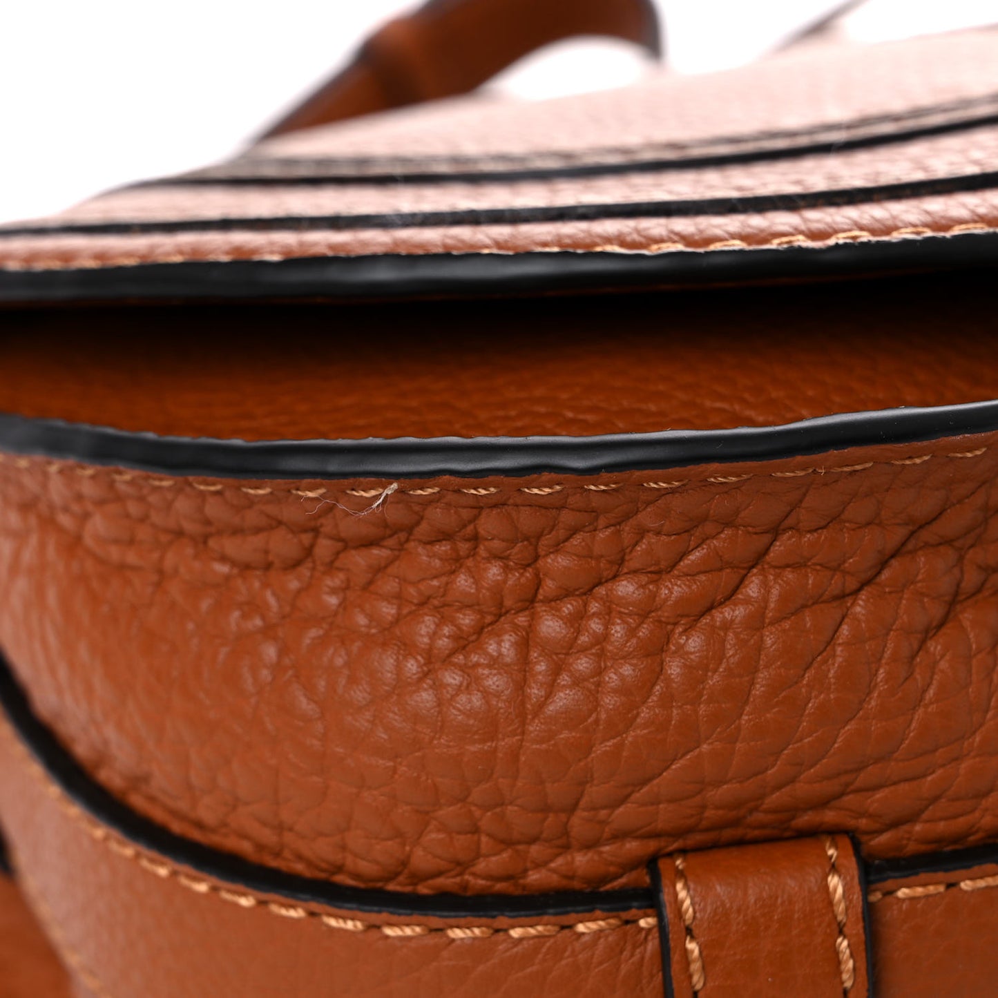 Calfskin Mini Marcie Round Crossbody Bag Tan