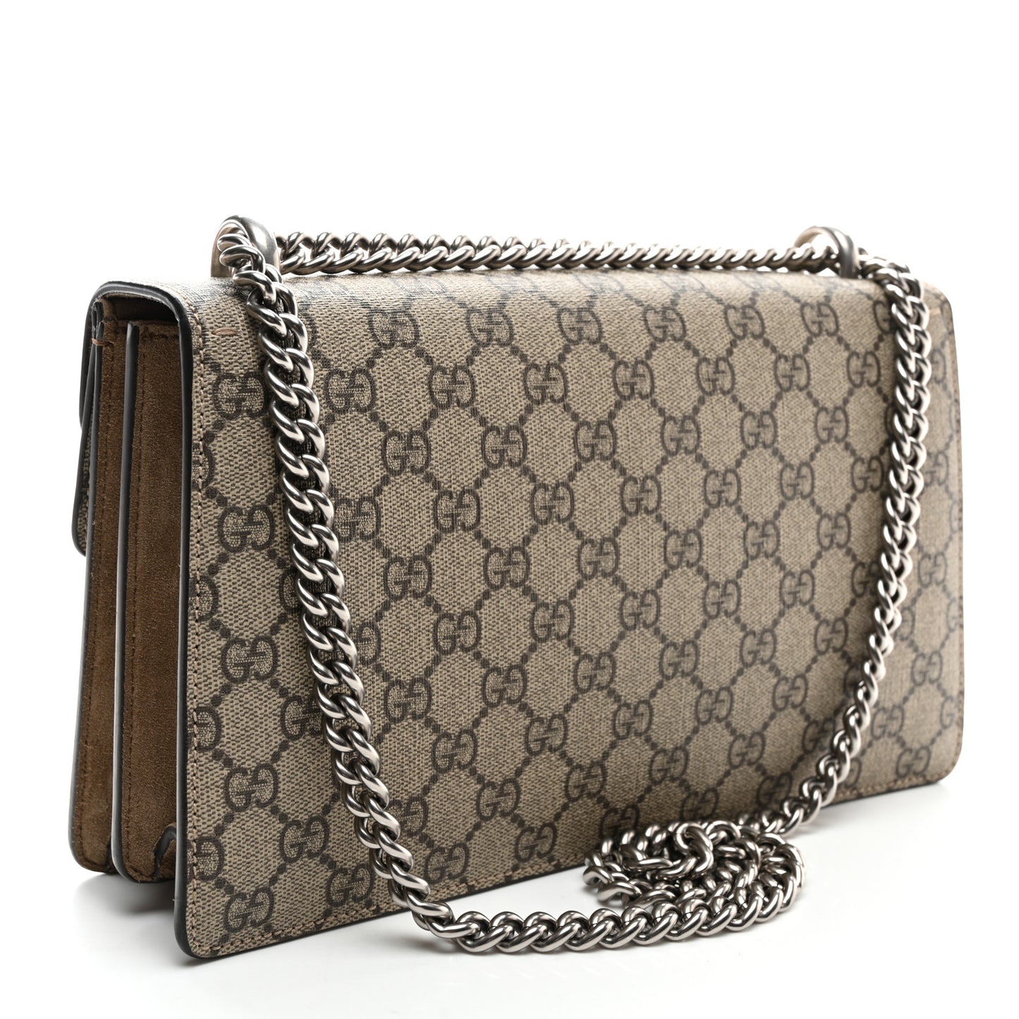 GG Supreme Monogram Small Dionysus Shoulder Bag Taupe