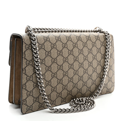 Gucci GG Supreme Monogram Small Dionysus Shoulder Bag Taupe 2 of 11