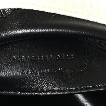 Saint Laurent Crinkle Cotton Patchwork Monogram Medium Jamie Vanilla Ice 7 of 9