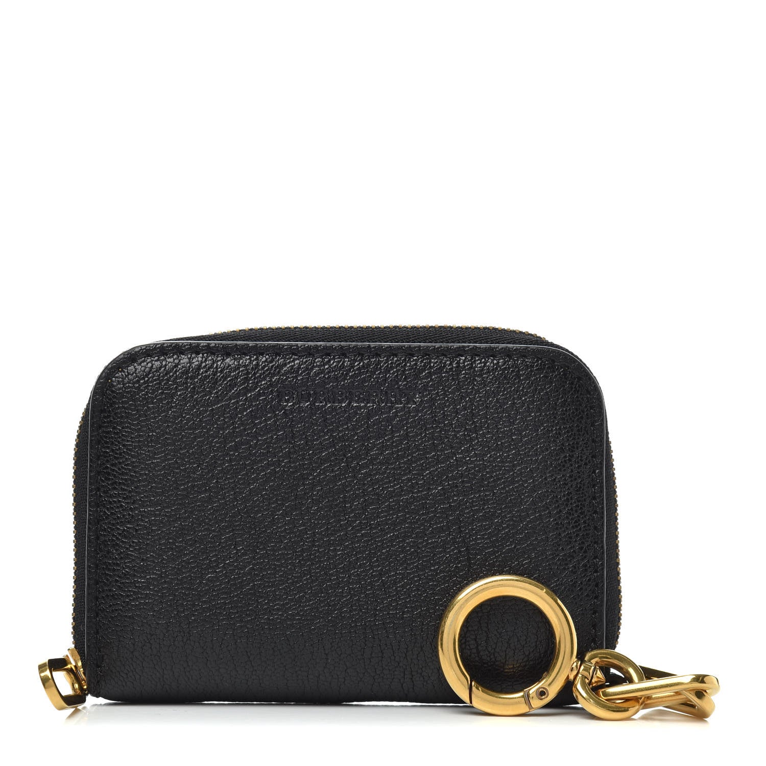 Burberry Goatskin Berkely Zip Around Wallet Black 1 of 6