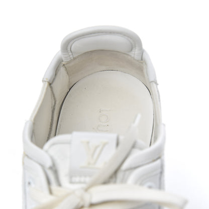 Louis Vuitton Calfskin Embossed Monogram Toucan Sneakers 38 White 10 of 19
