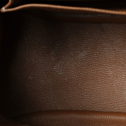 Hermes Taurillon Clemence Jypsiere 37 Gold 9 of 16