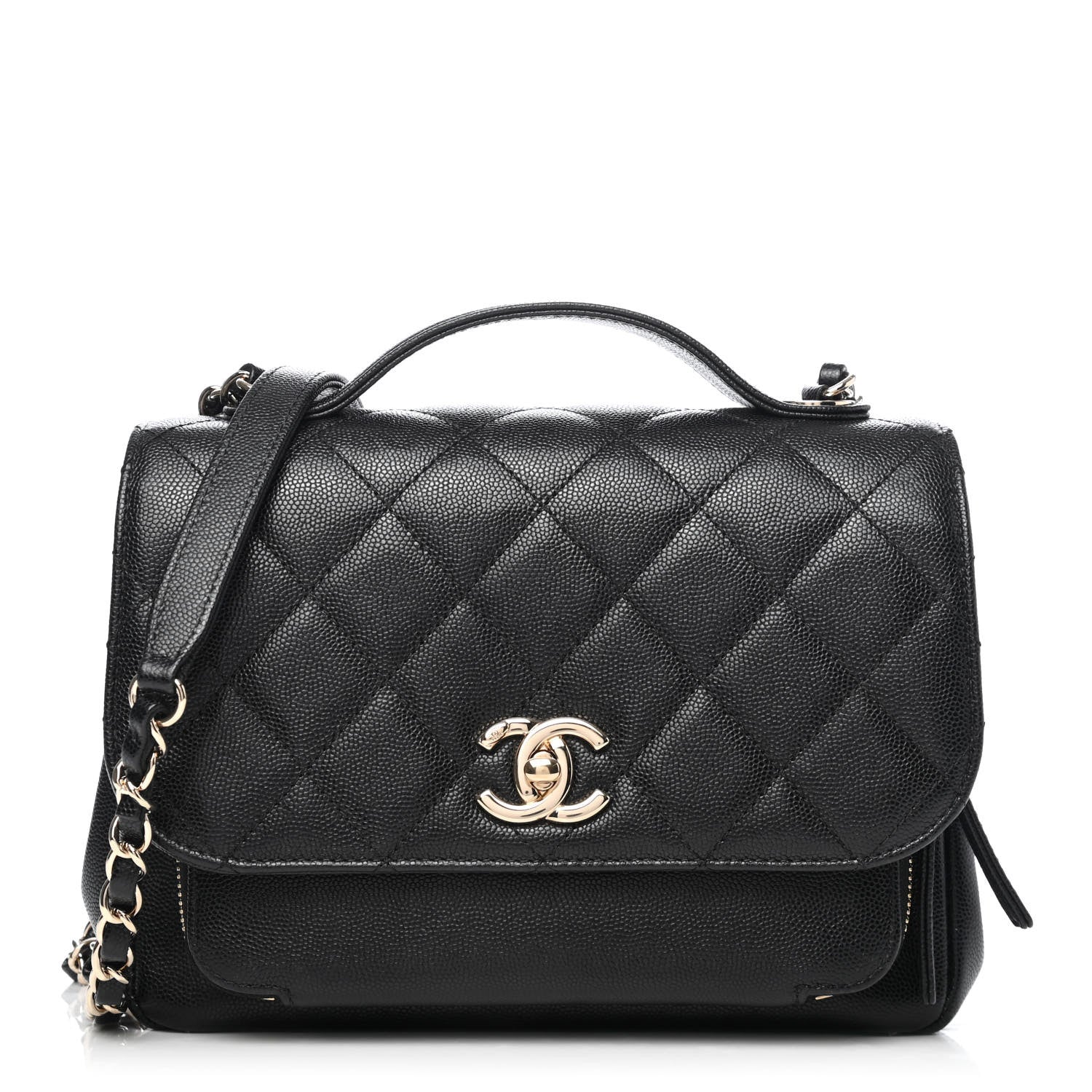 Chanel Caviar Quilted Medium Business Affinity Flap Black 1 of 4