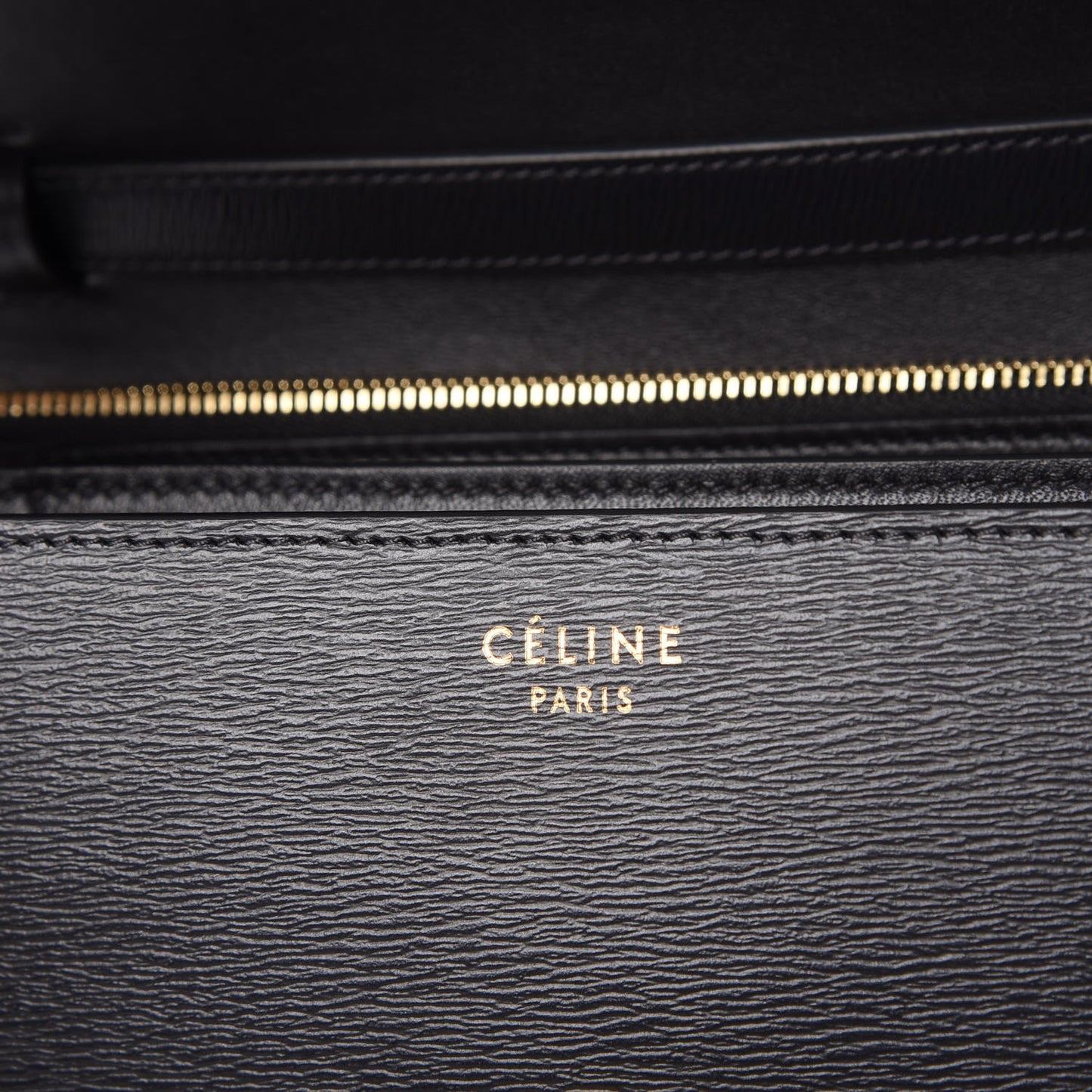 Liege Calfskin Medium Classic Box Flap Bag Black