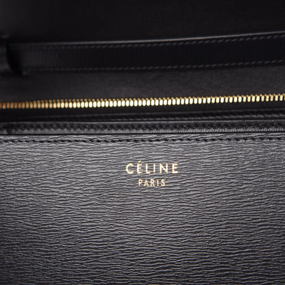 Celine Liege Calfskin Medium Classic Box Flap Bag Black 7 of 7