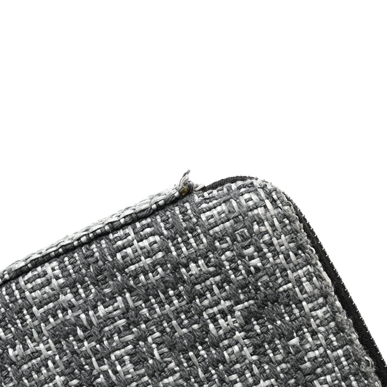 Chanel Canvas Small Deauville Clutch With Chain Charcoal 11 of 13