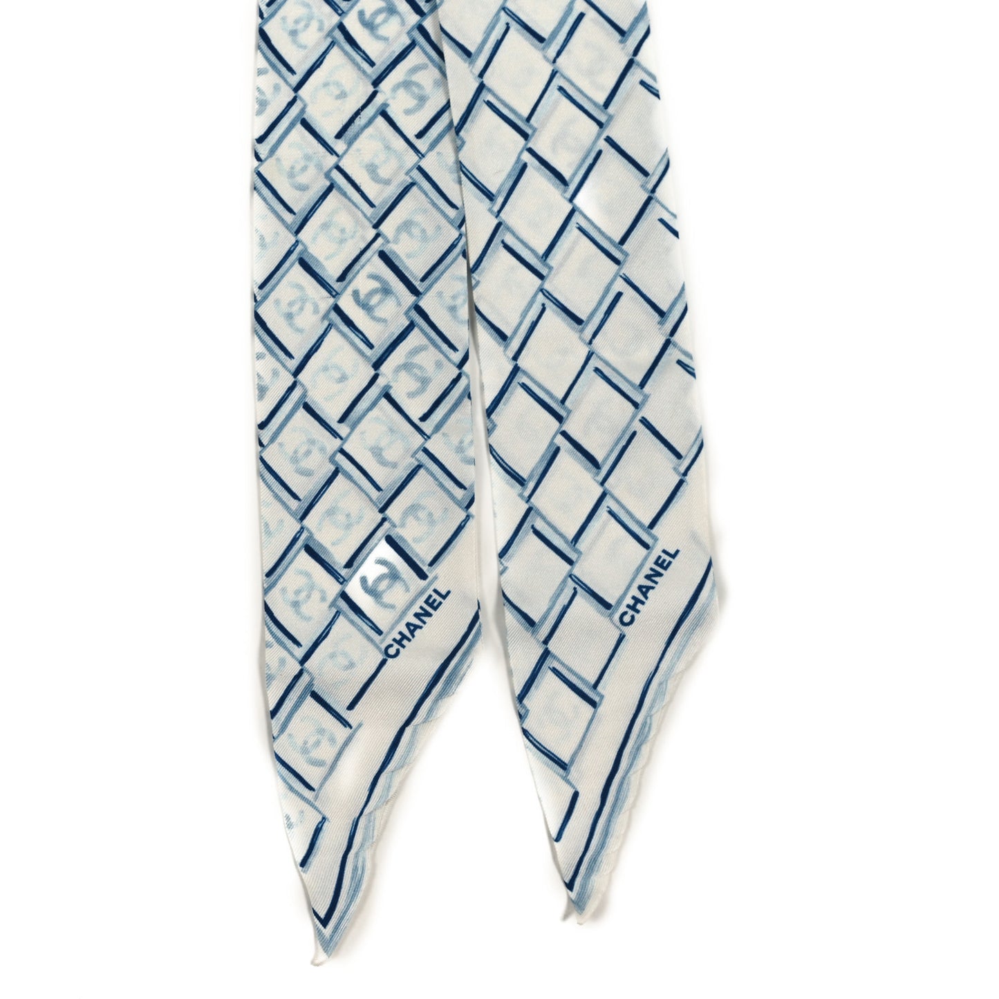 Silk CC Slim Bandeau  Blue White