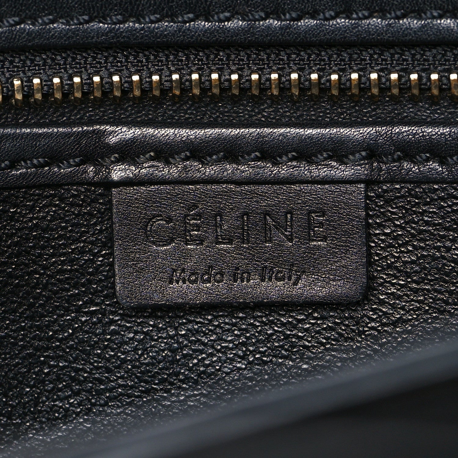 Celine Smooth Calfskin Nano Luggage Black 6 of 13