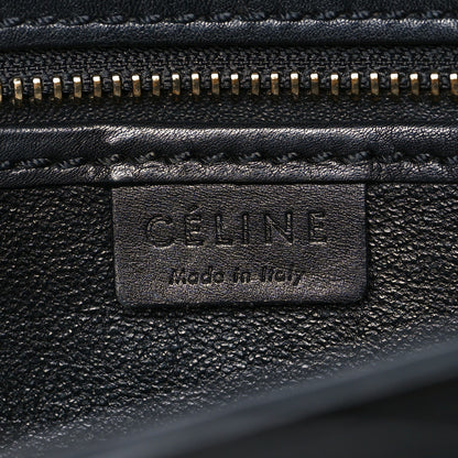 Celine Smooth Calfskin Nano Luggage Black 6 of 13
