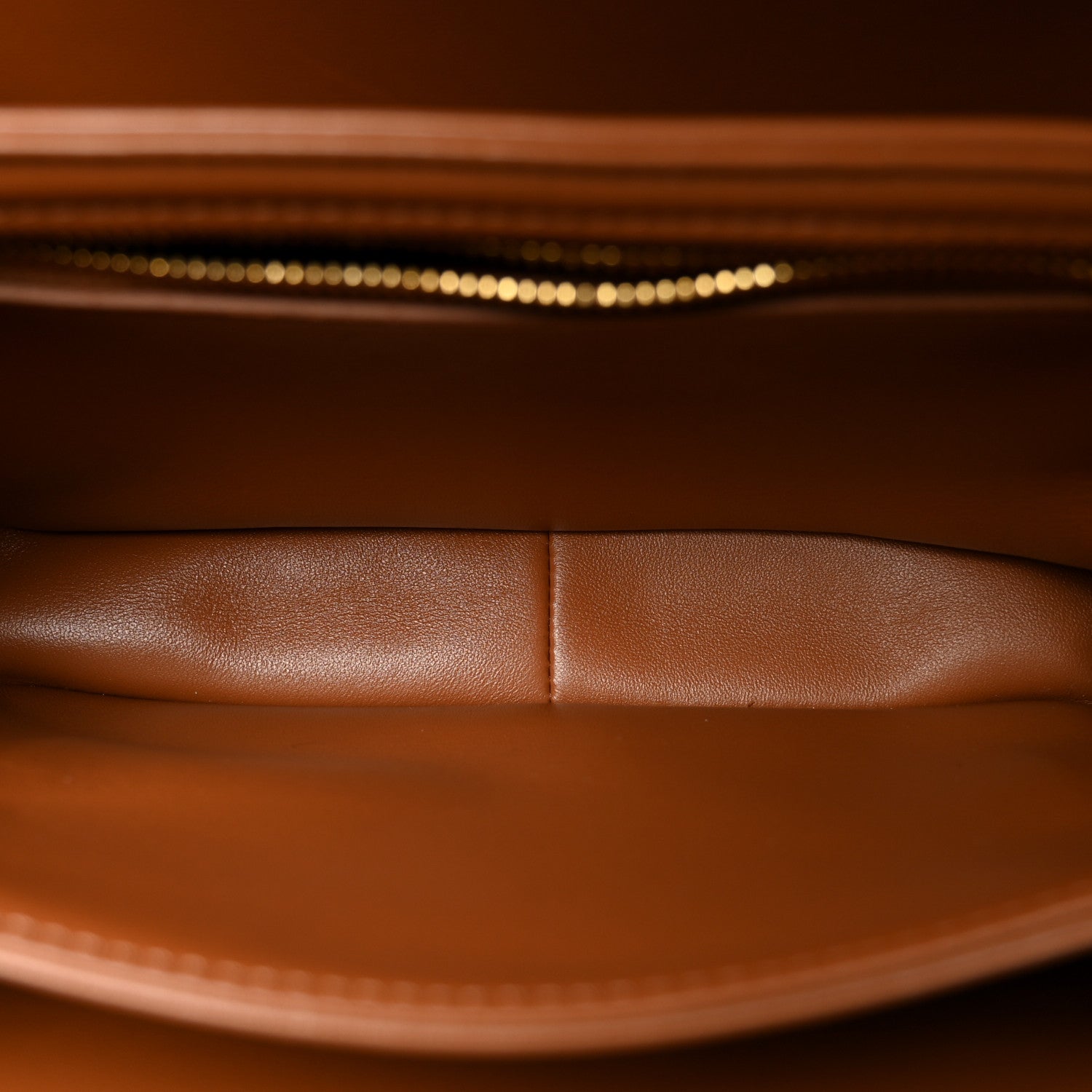 Celine Triomphe Canvas Calfskin Medium Triomphe Bag Tan 5 of 10