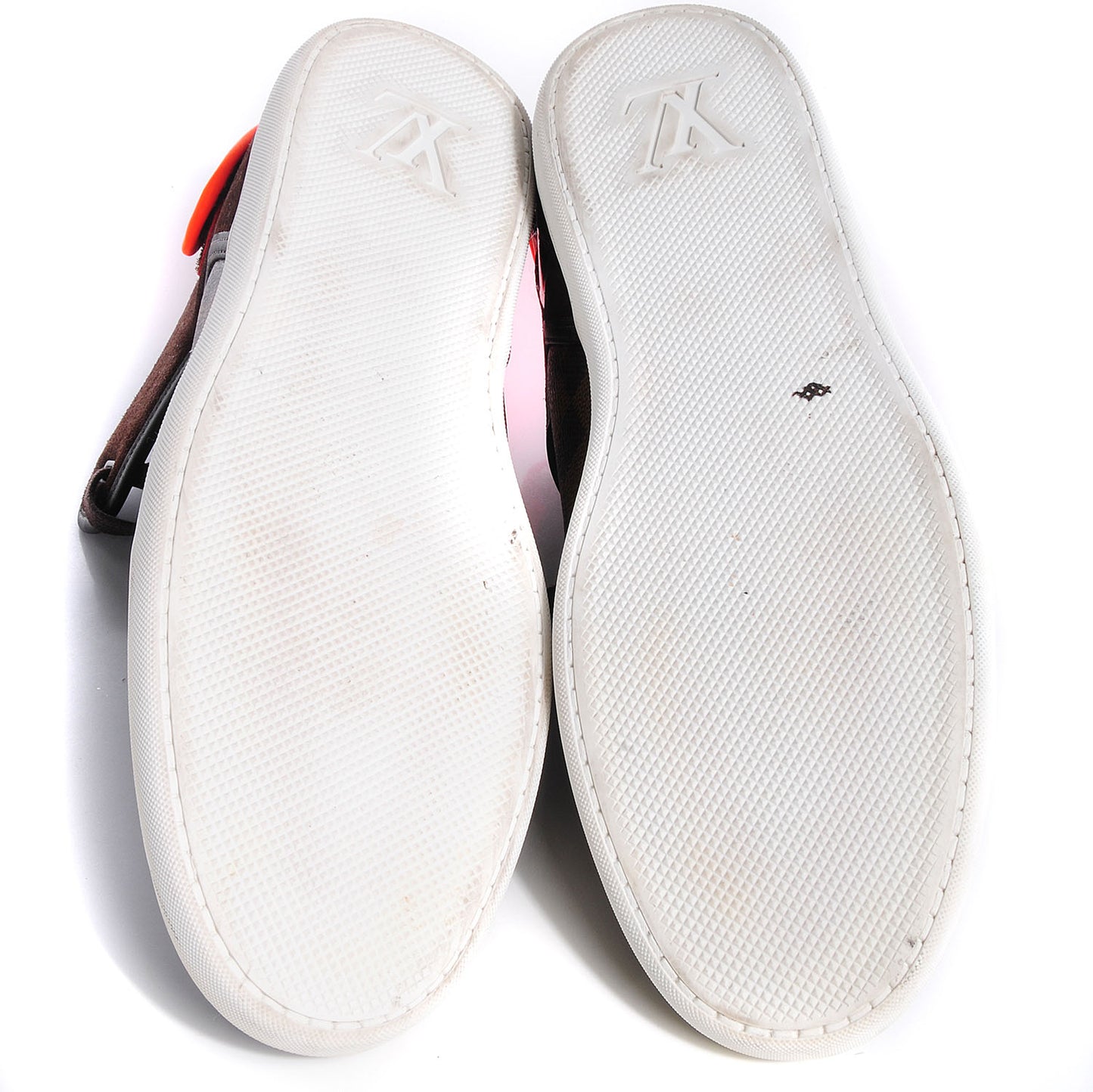 Suede Damier Ebene Cut Back Sneakers 9