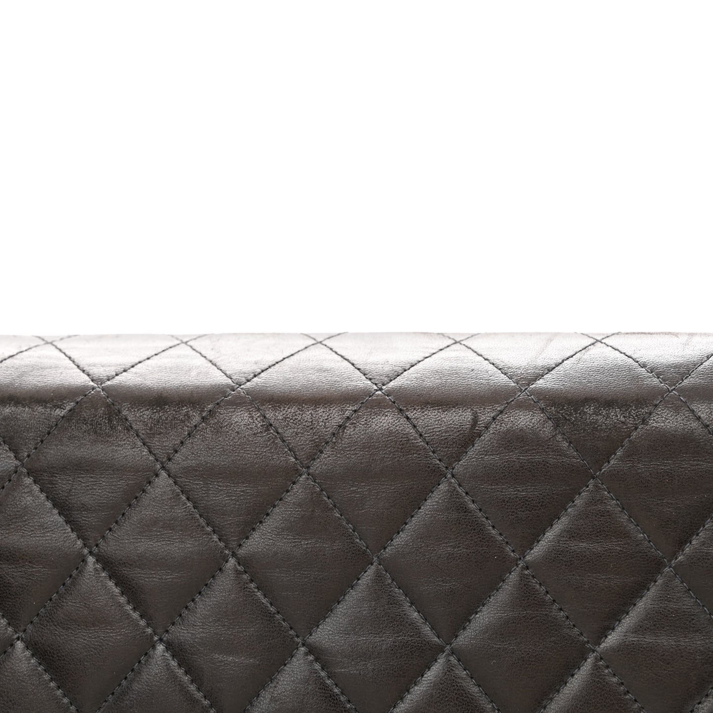 Lambskin Quilted Medium Single Flap Brown