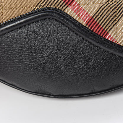 Burberry House Check Quilted Hoxton Hobo Black 13 of 13
