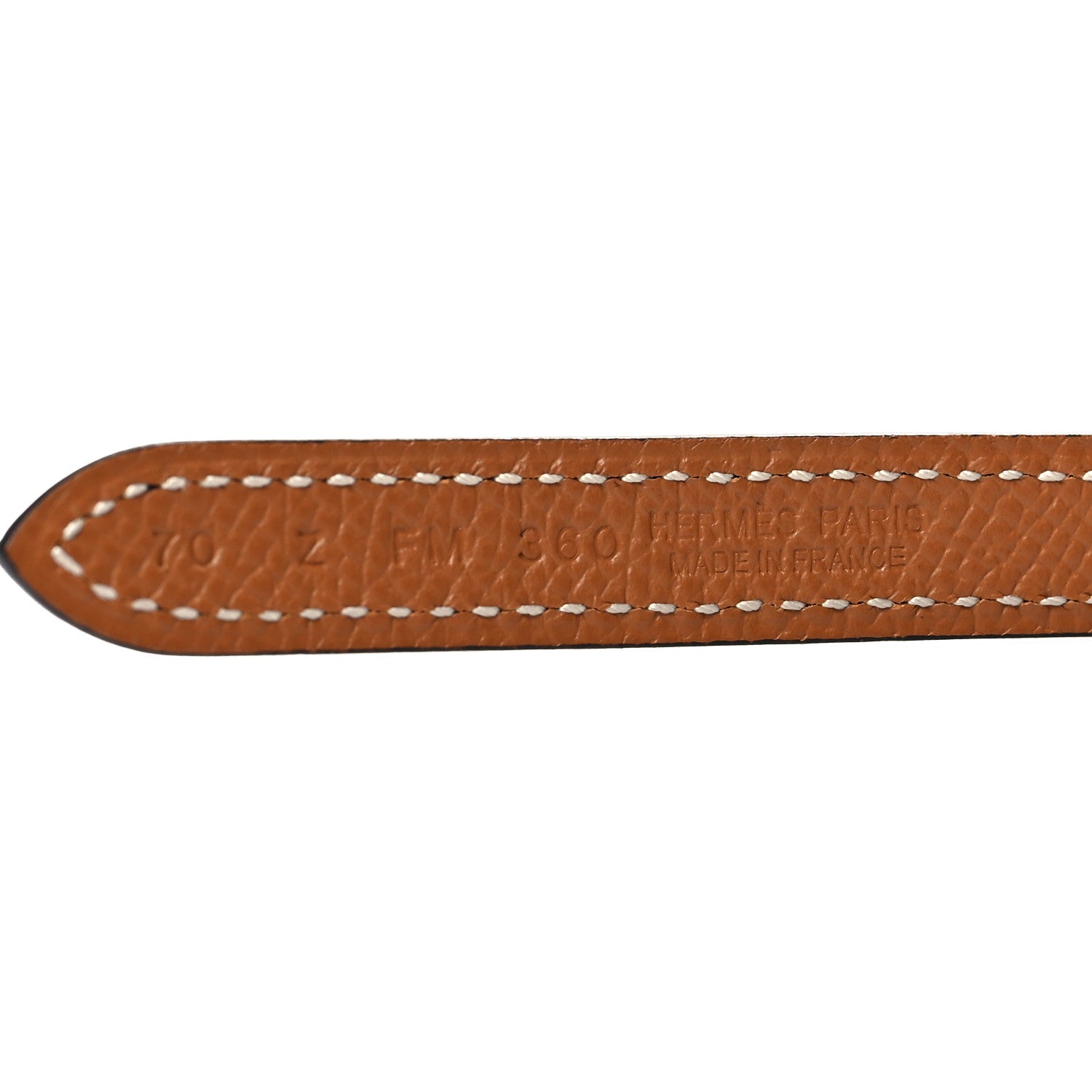 Hermes Swift Epsom 13mm Focus Belt 70 28 Black Gold 3 of 5