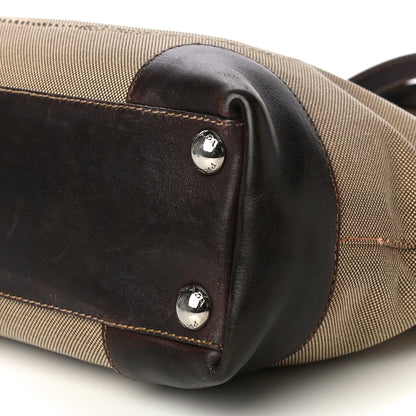 Prada Jacquard Logo Tote Corda Moro 10 of 27