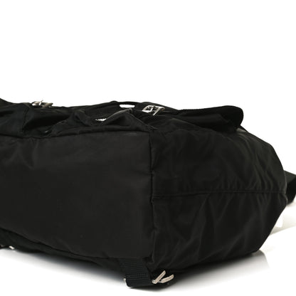 Prada Nylon Vela Medium Backpack Black 9 of 22