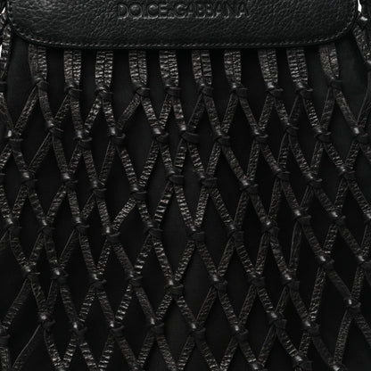 Dolce & Gabbana Calfskin Net Frame Tote Black 7 of 9