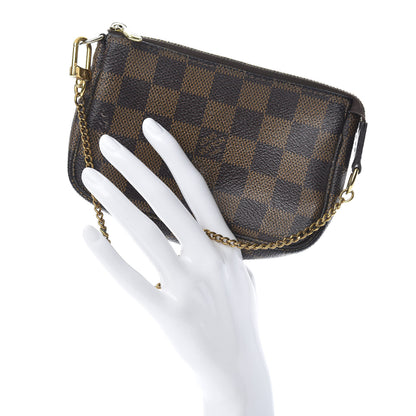 Louis Vuitton Damier Ebene Mini Pochette Accessories 2 of 13