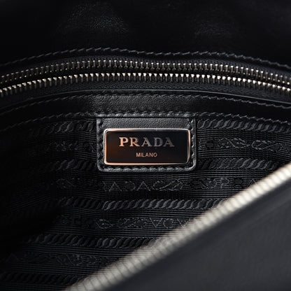 Prada Vitello Phenix Messenger Satchel Black 5 of 10