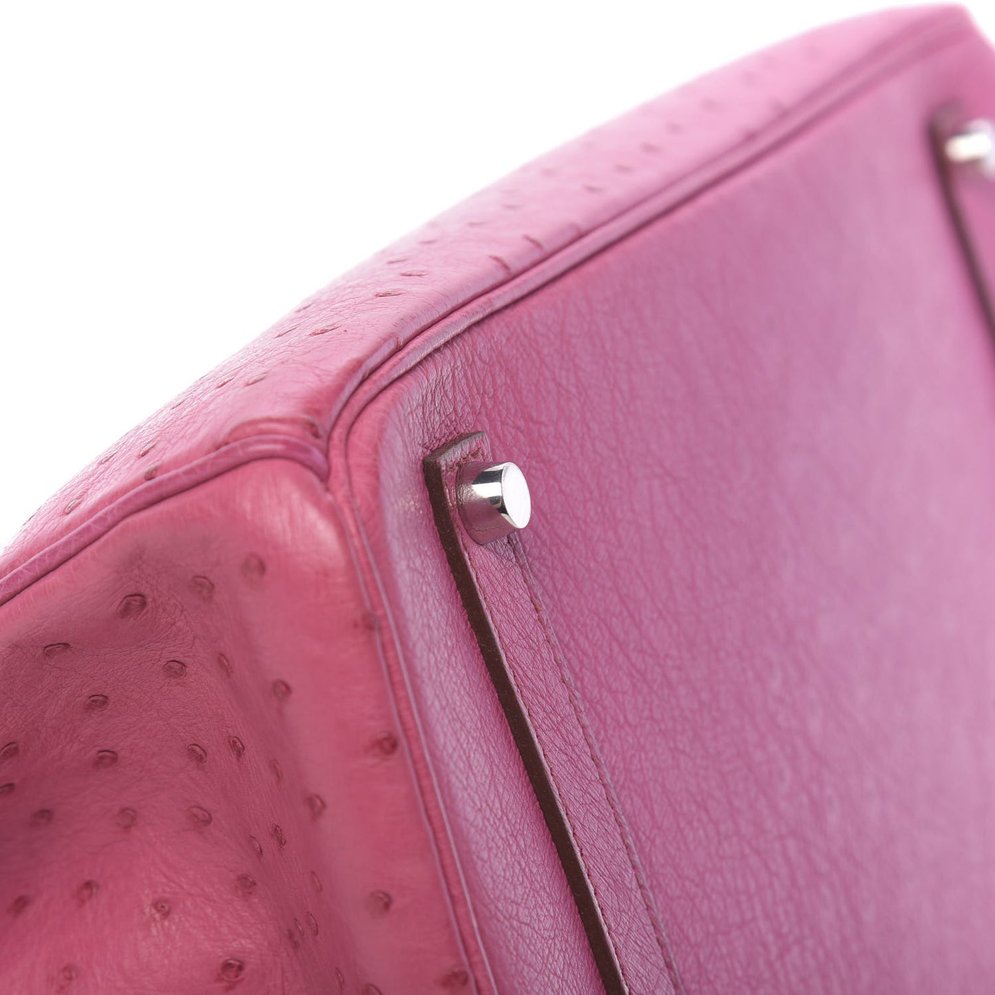 Ostrich Birkin 35 Fuchsia