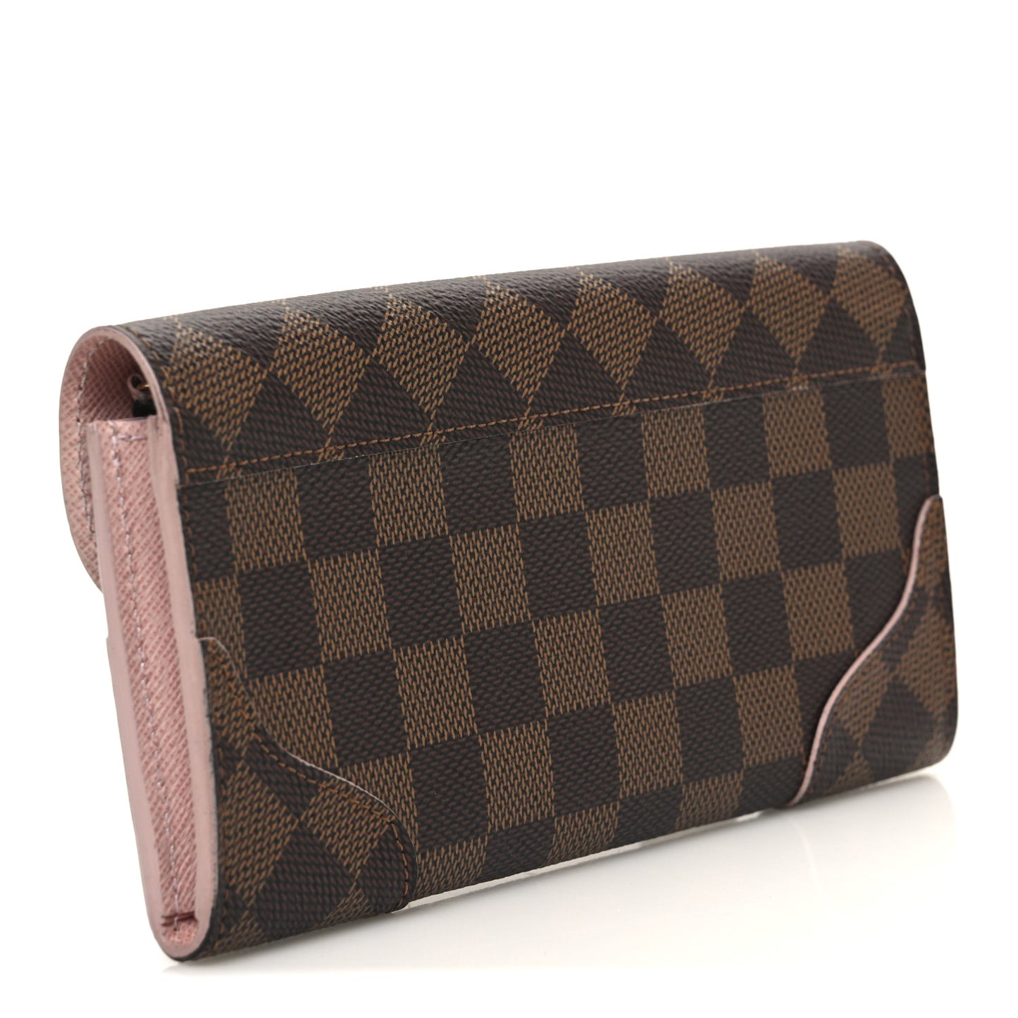 Damier Ebene Caissa Wallet Rose Ballerine