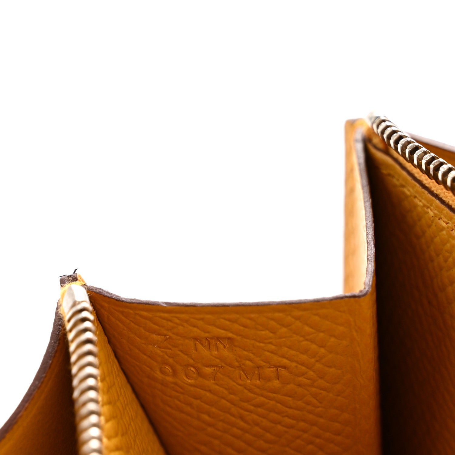 Hermes Epsom Constance Compact Passant Wallet Jaune Ambre 7 of 10