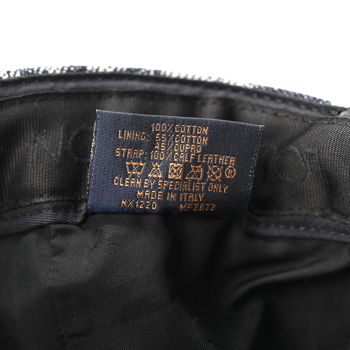 Louis Vuitton Monogram Tapestry Cap 60 Bleu 10 of 10