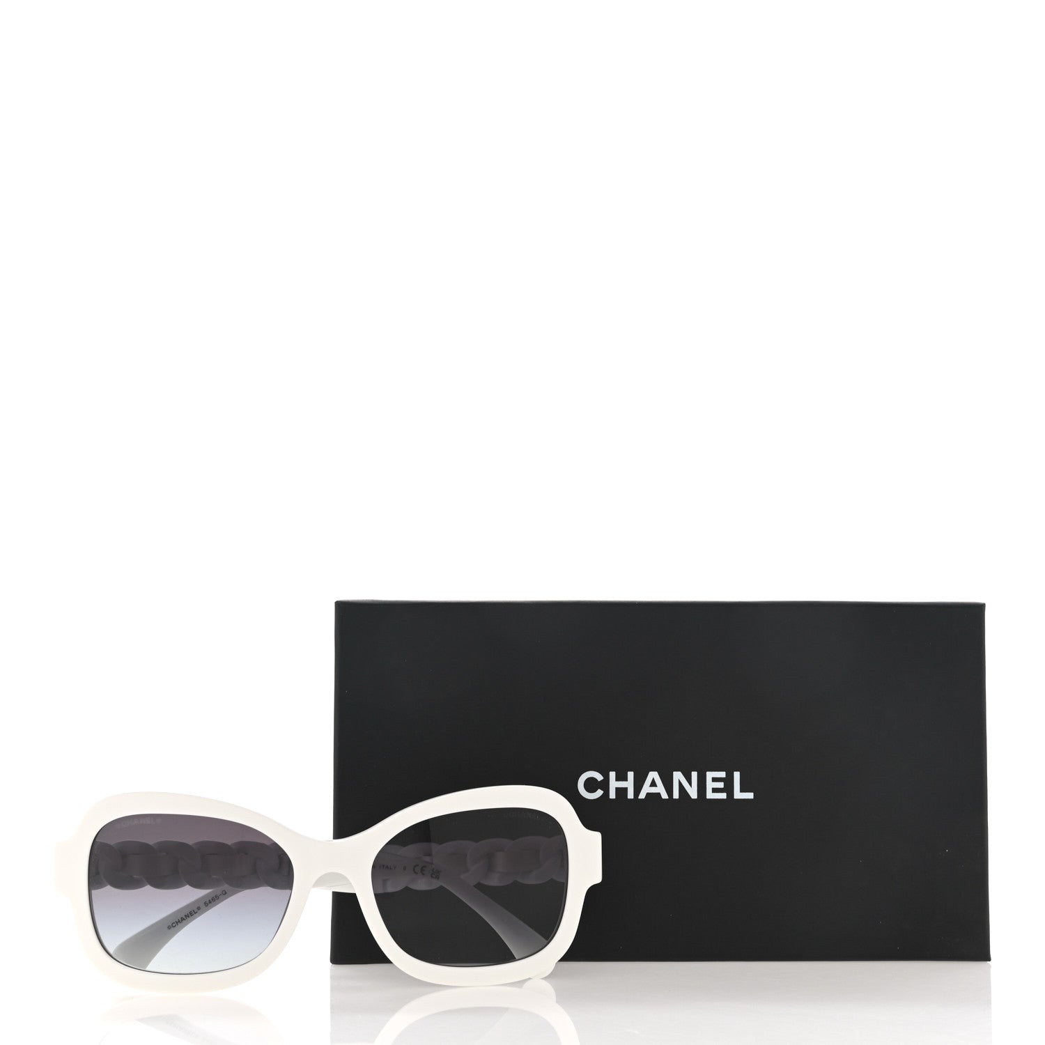 Chanel Acetate Chain Sunglasses 5465-Q White 10 of 10