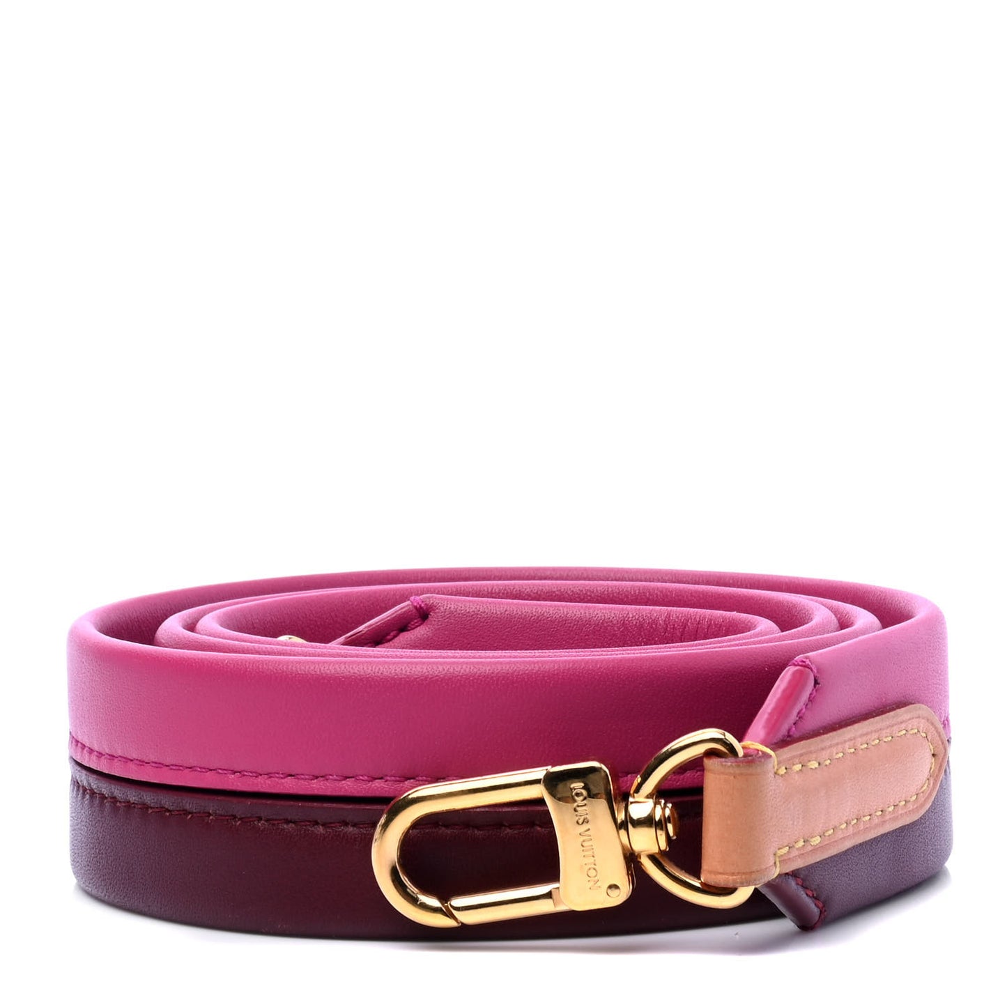 Calfskin Cluny BB Shoulder Strap Bordeaux Fuchsia