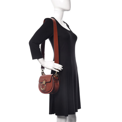 Chloe Calfskin Small Tess Bag Sepia Brown 2 of 13