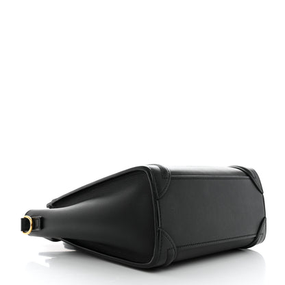 Celine Smooth Calfskin Nano Luggage Black 4 of 11