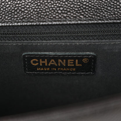 Chanel Caviar Quilted New Medium Boy Flap Black 6 of 13