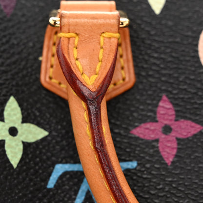 Louis Vuitton Monogram Multicolor Mini Sac HL Speedy Black 8 of 9