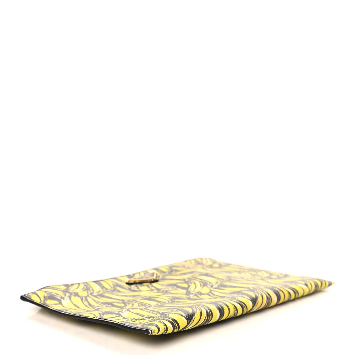 Saffiano Banane Clutch Giallo