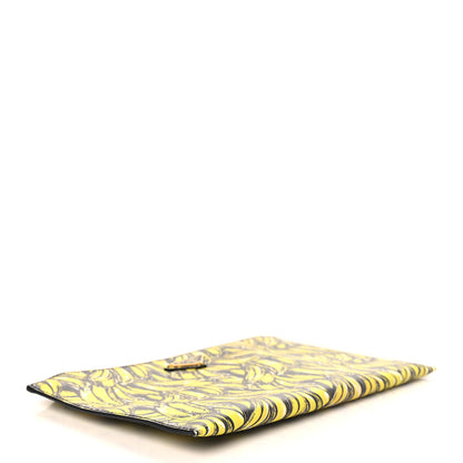 Prada Saffiano Banane Clutch Giallo 4 of 8