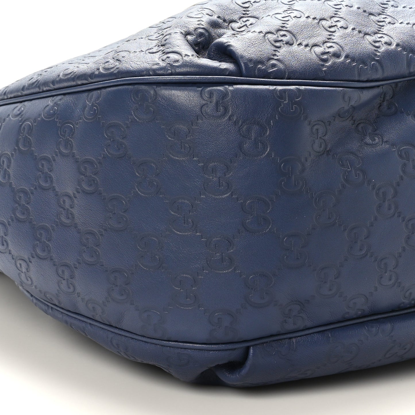 Guccissima Medium Emily Hobo Blue