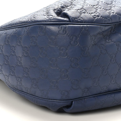 Gucci Guccissima Medium Emily Hobo Blue 8 of 9