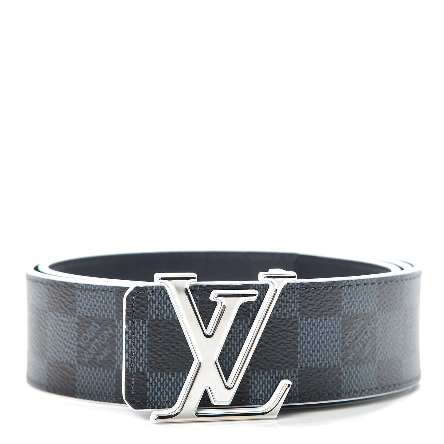 Damier Cobalt 40mm LV Initiales Belt 85 34