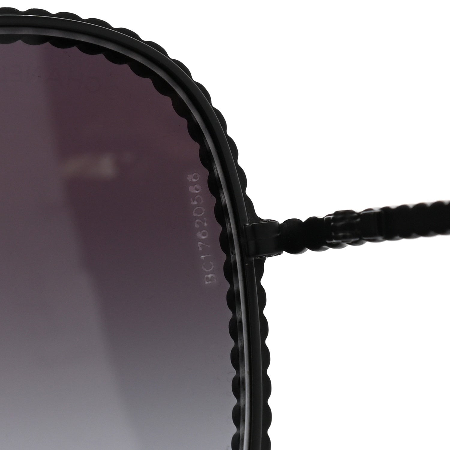 Chanel Crystal Aviator Sunglasses 71108 Black 7 of 9