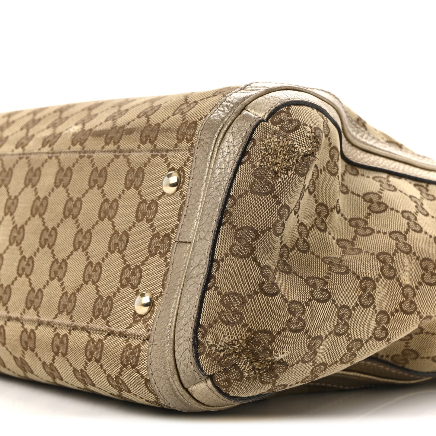 Monogram Medium Bella Tote Gold