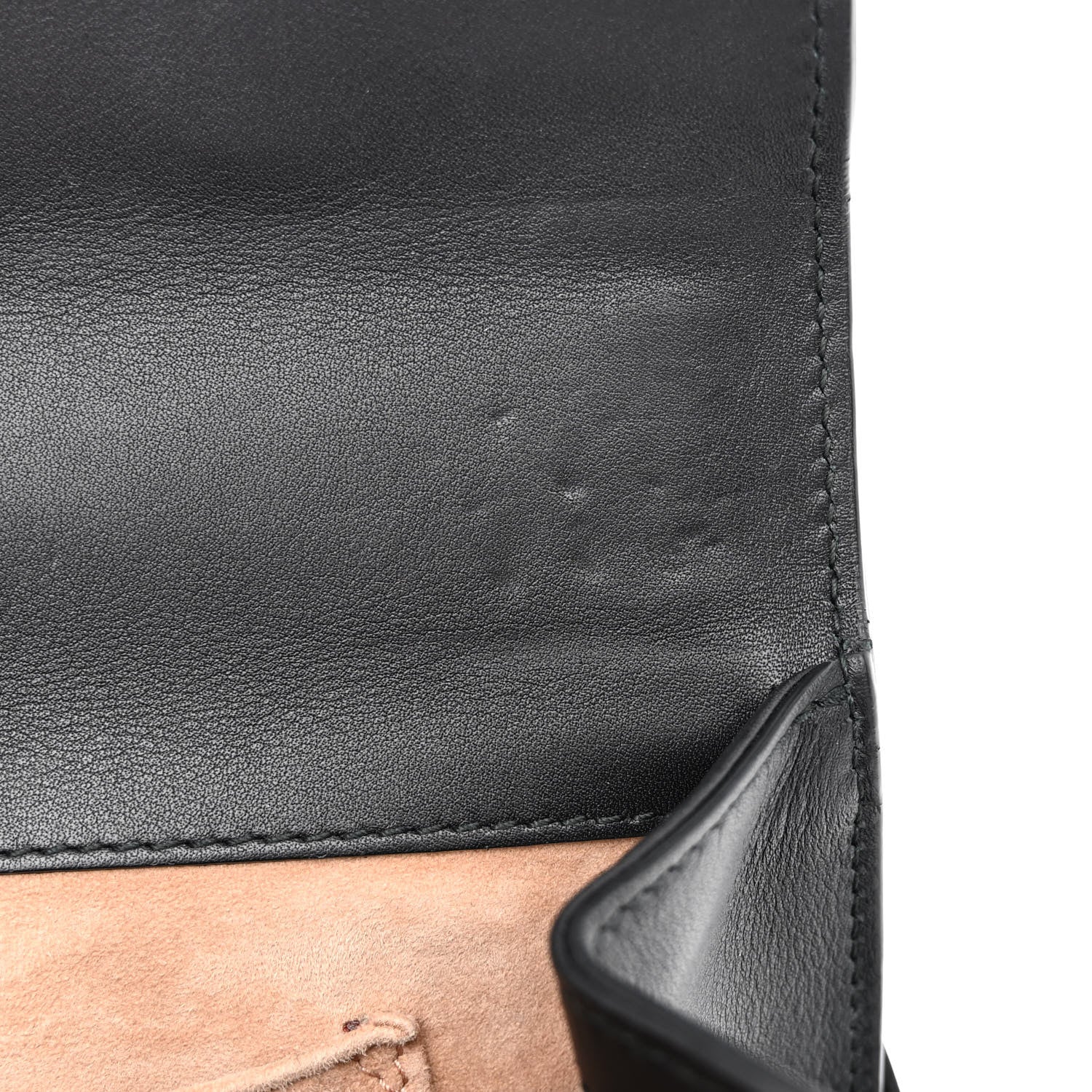 Gucci Calfskin Studded Small Padlock Shoulder Bag Black 12 of 15
