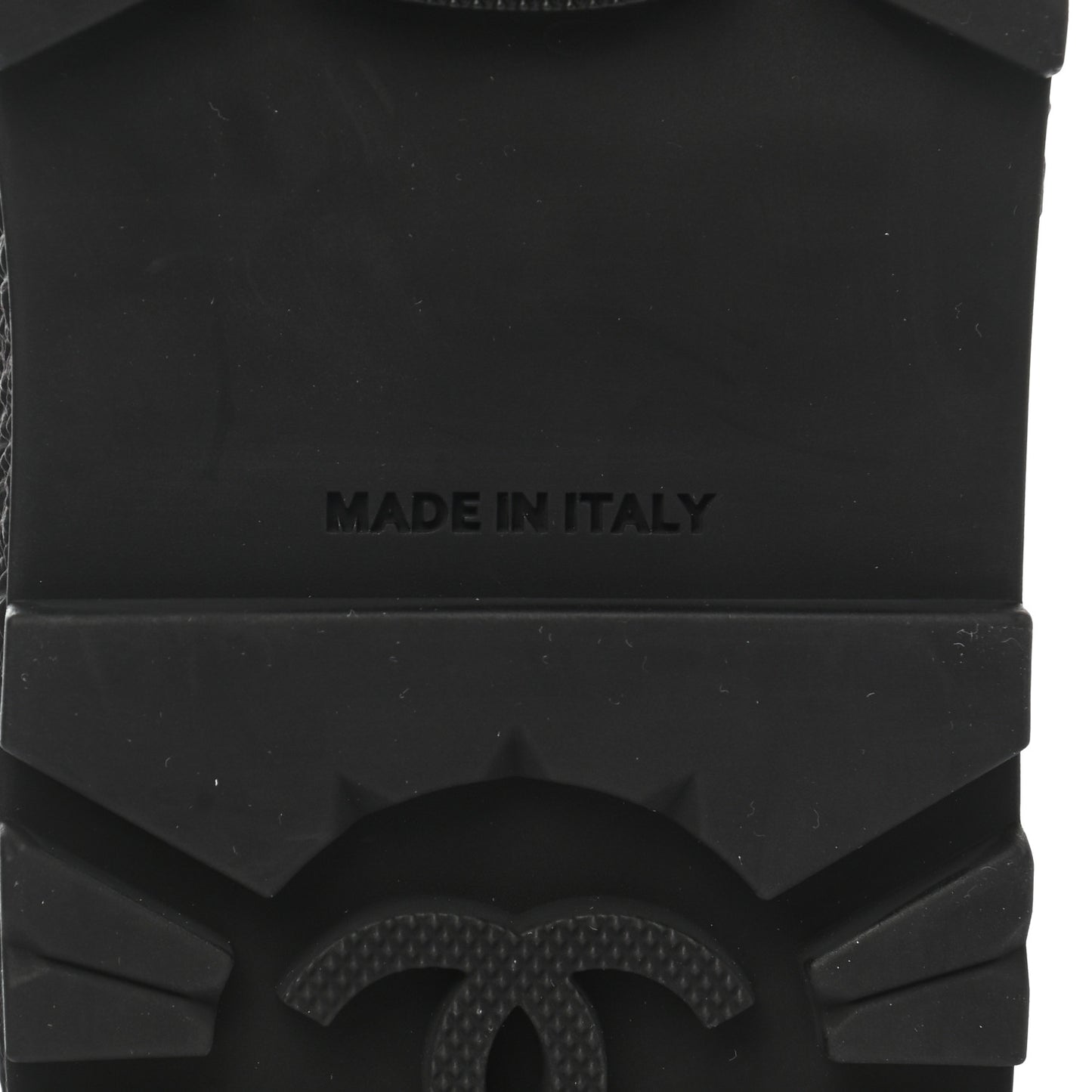 Calfskin Cap Toe CC Ankle Boots 39 White Black