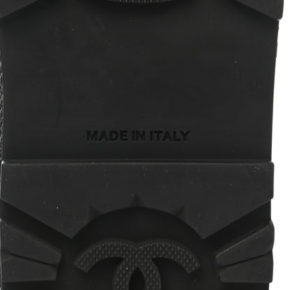 Chanel Calfskin Cap Toe CC Ankle Boots 39 White Black 7 of 9