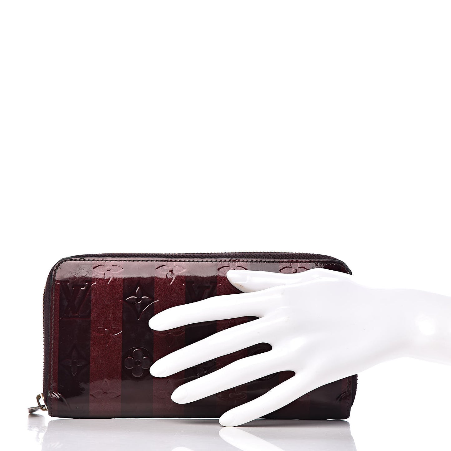 Vernis Rayures Zippy Wallet Amarante