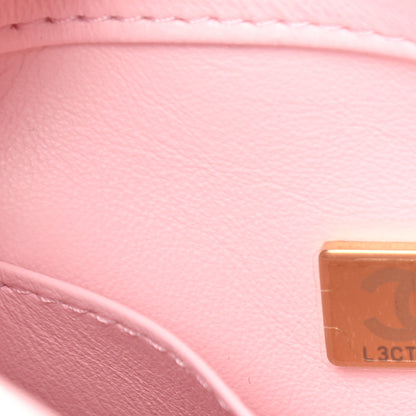 Chanel Lambskin Quilted Small Trendy CC Flap Dual Handle Bag Light Pink 7 of 13