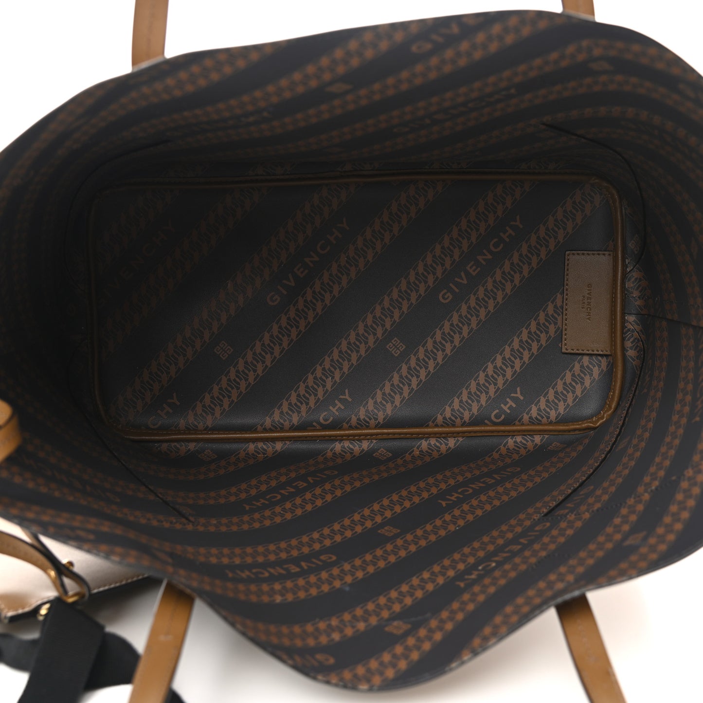 Smooth Calfskin Wing Shopper Tote Military Green