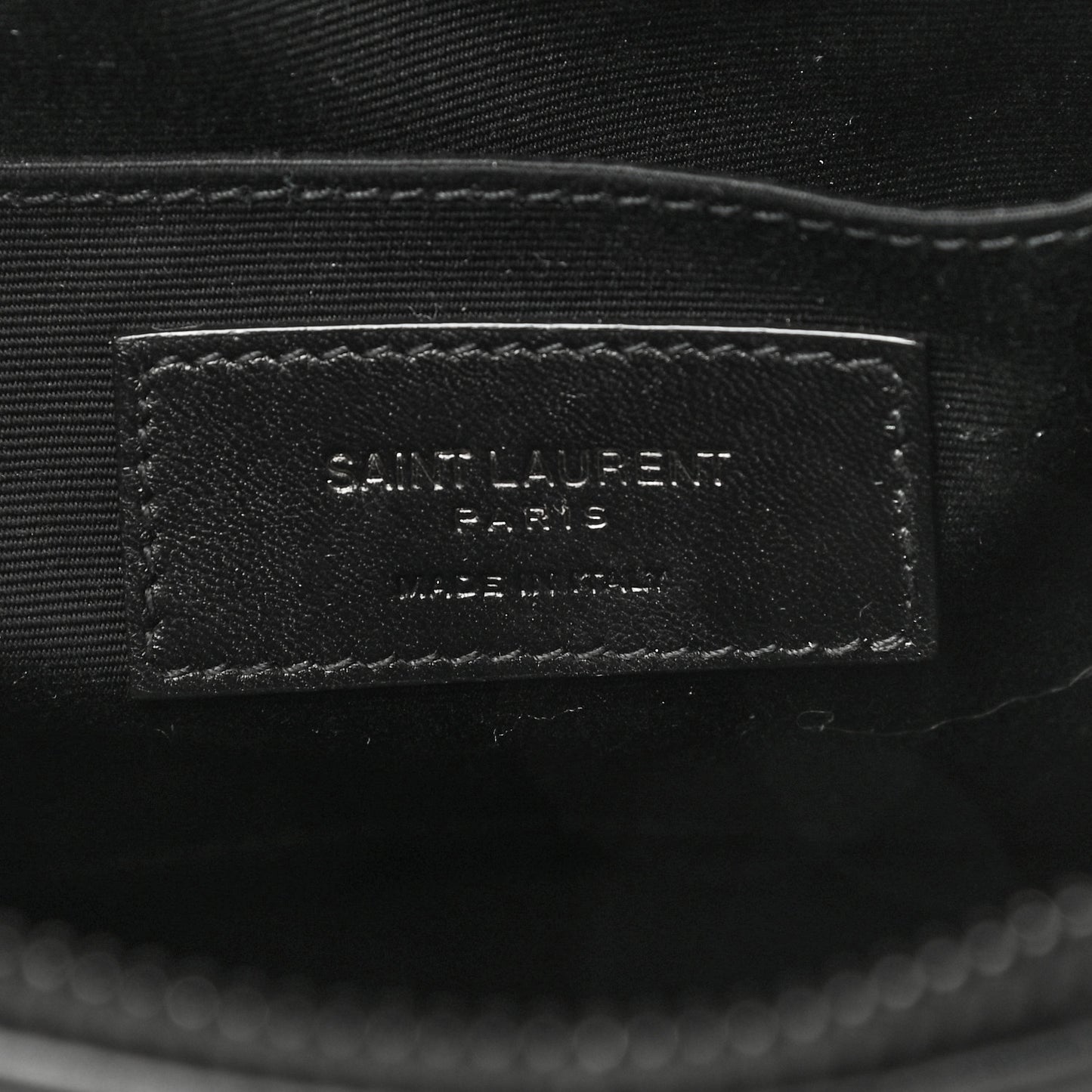 Calfskin Matelasse Monogram Lou Camera Bag Black